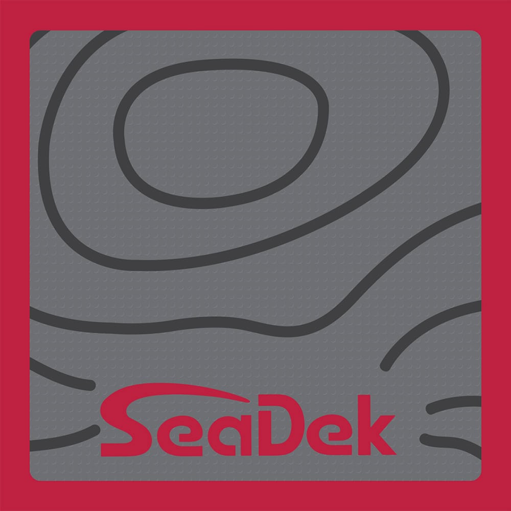 XProBass SeaDek Dark Grey with Red